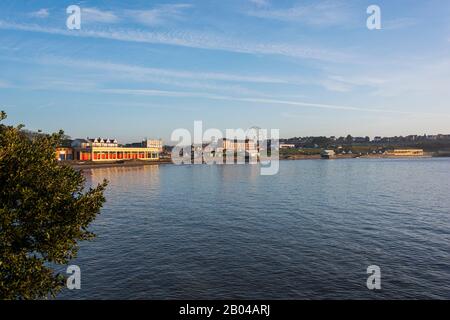 Barry Island on a bright November morning Stock Photo