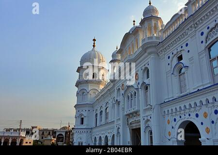 Gurudwara Sahib the birthplace of Guru Nanak in Pakistan side of Punjab, 2019 Stock Photo