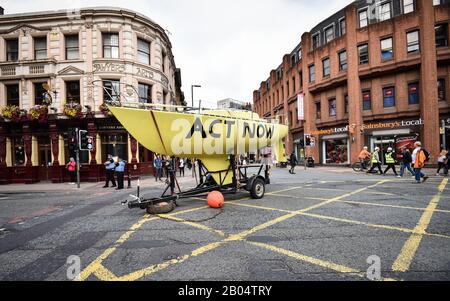 Environment Protest Manchester Extinction Rebellion and YouthStrike4Climate protest in Manchester City ...
