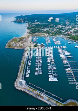 Yatch Marina Riviera Nayarit, La Cruz de Huanacaxtle, Banderas Bay, Riviera Nayarit, Pacific Ocean, Nayarit State, Mexico, Central America, America Stock Photo