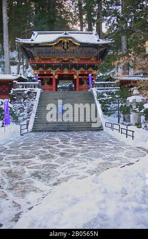 Rinnoji Taiyuin Temple,Nikko,Japan Stock Photo