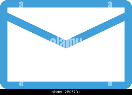 Envelope icon. Line design template. Vector illustration Stock Vector