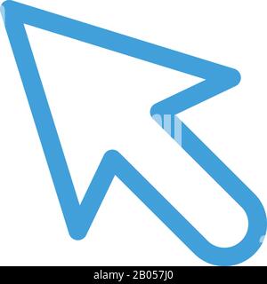 Cursor icon. Line design template. Vector illustration Stock Vector