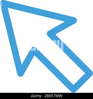 Cursor icon. Line design template. Vector illustration Stock Vector