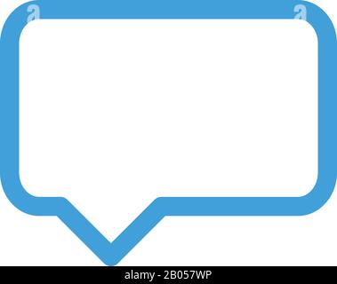 Bubble speech icon design template. Vector illustration Stock Vector