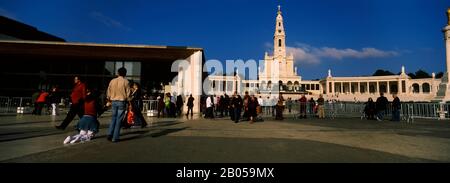 Facade of a church, Our Lady Of Fatima, Fatima, Portugal Stock Photo