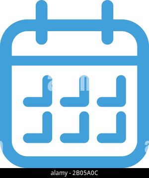 Calendar icon template. Vector illustration Stock Vector