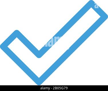 Check icon design template. Vector illustration Stock Vector
