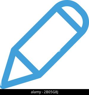 Pencil icon design template. Vector illustration Stock Vector