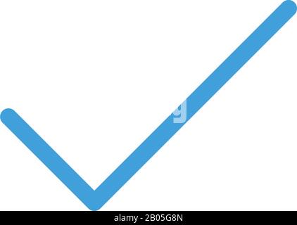 Check icon design template. Vector illustration Stock Vector