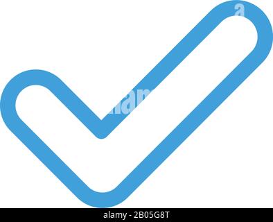 Check icon design template. Vector illustration Stock Vector