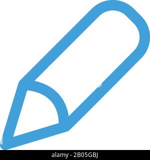 Pencil icon design template. Vector illustration Stock Vector
