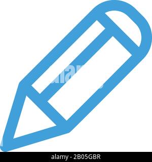 Pencil icon design template. Vector illustration Stock Vector