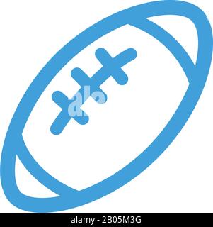American football icon template. Vector illustration Stock Vector