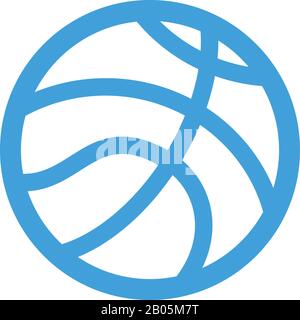 Basket ball icon template. Vector illustration Stock Vector
