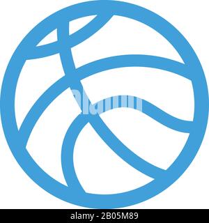 Basket ball icon template. Vector illustration Stock Vector
