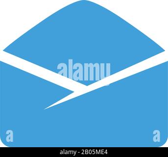 Envelope icon template. Vector illustration, Stock Vector