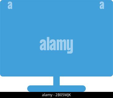 Monitor icon template. Vector illustration, Stock Vector