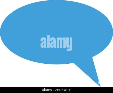 Bubble speech icon design vector template Stock Vector