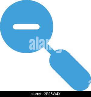 Magnifying icon design vector template Stock Vector
