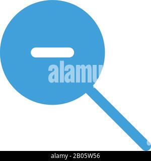 Magnifying icon design vector template Stock Vector