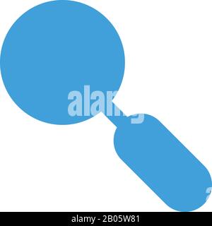 Magnifying icon design vector template Stock Vector