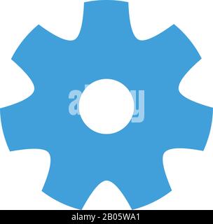 Gear icon design vector template Stock Vector