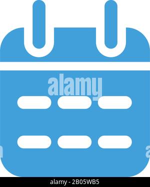 Calendar icon design vector template Stock Vector