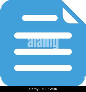 Document icon design vector template Stock Vector