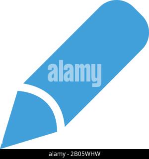 Pencil icon vector template Stock Vector