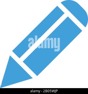 Pencil icon vector template Stock Vector