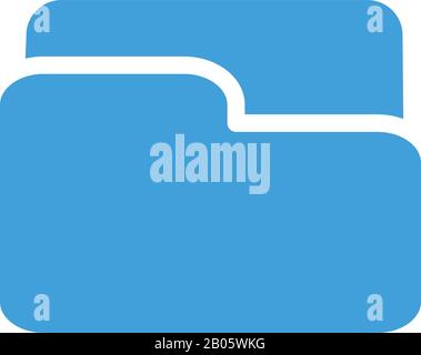 Folder icon vector template Stock Vector