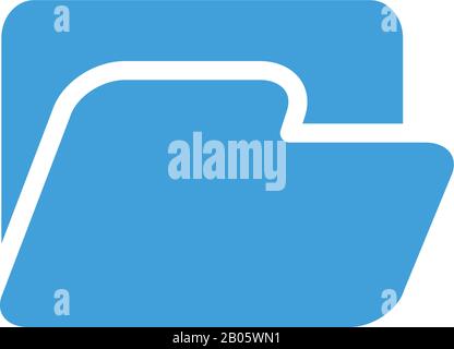 Folder icon vector template Stock Vector