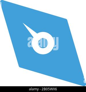 Compass icon design template. Vector illustration Stock Vector
