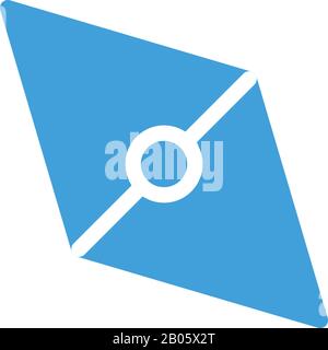 Compass icon design template. Vector illustration Stock Vector
