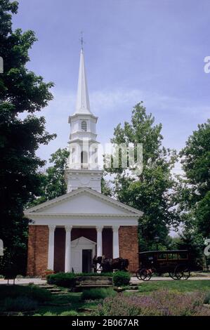 The Martha-Mary Chapel at Greenfield Village, an 80-acre open air site ...