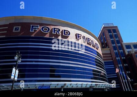 USA, MICHIGAN, DETROIT, FORD FIELD Stock Photo