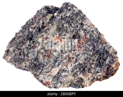 Garnet Gneiss, Non Foliated, Oka, Quebec Stock Photo