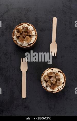Two Banoffee high pies, dessert, sweet dish, India Stock Photo