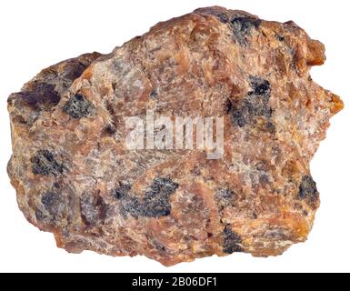 Lamprophyre, Magmatic, Grenville, Quebec Lamprophyre is a porphyritic igneous rock consisting of a fine-grained feldspathic groundmass with phenocryst Stock Photo