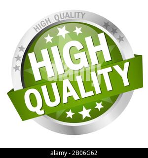 colored button with banner and text High Quality Stock Vector