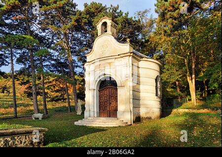 Chapel in cemetery - Slovakia village Smolenice Stock Photo