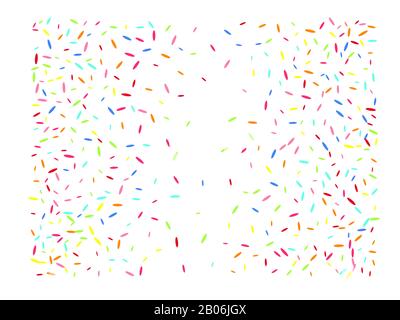Colored confetti backgrounds. Multicolor hexagonal shapes smooth. Confetti new background cool. Stock Vector