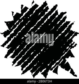 chalk drowing shape / speech bubble Stock Vector