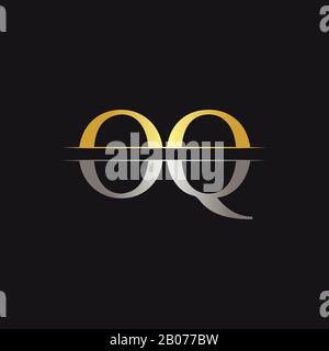 Initial Monogram Letter OQ Logo Design Vector Template. OQ Letter Logo Design Stock Vector