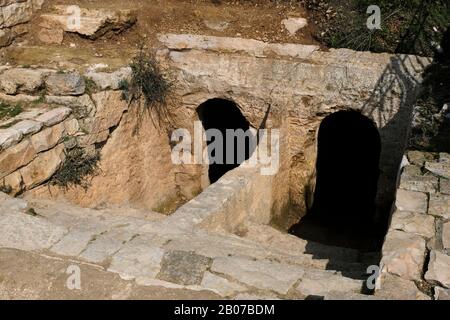 Rock Cut Mikveh Jewish Ritual Purification Baths From The Second Temple ...