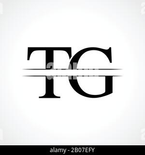 Initial Letter TG Logo Design Vector Template. TG Letter Logo Design ...