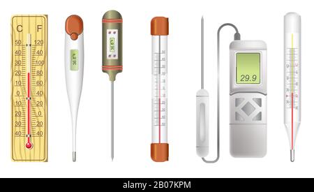 Thermometer for air temperature measurement Stock Photo - Alamy