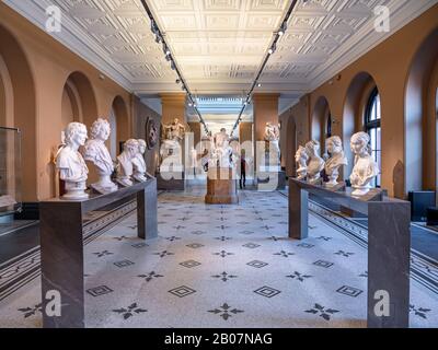 London. United Kingdom. Circa December 2019. Interior of the Victoria and Albert museum. V&A Museum is a museum of decorative arts and design and one Stock Photo