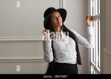 portrait of a young woman Stock Photo